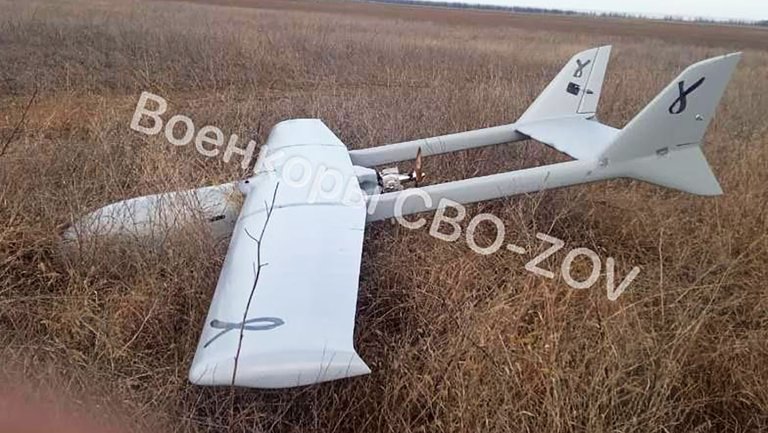 Long-range improvised commercial kamikaze drone seen in Ukraine