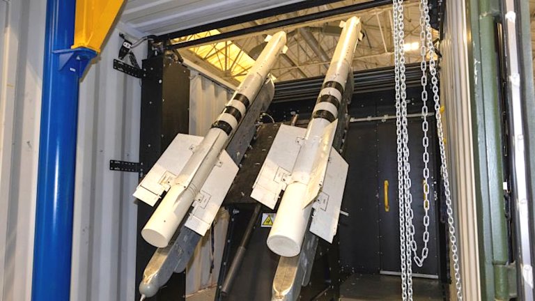 We now have our first look at the containerized Gravehawk surface-to-air missile system, which uses repurposed heat-seeking R-73 air-to-air missiles as interceptors, that the United Kingdom and Denmark have developed for Ukraine.
