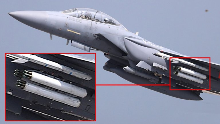 Adding APKWS II to the F-15E's arsenal is an unsurprising development that would turn the Strike Eagle into a counter-drone and counter-cruise missile arsenal ship.
