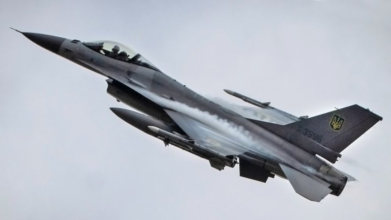 F-16 from Ukrainian Air Force.