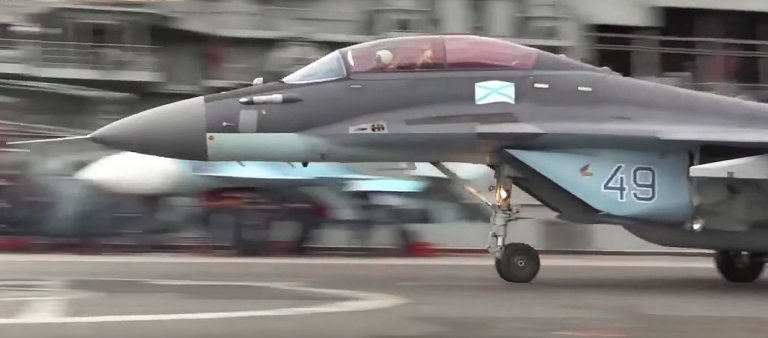 MiG-29KR Crashes Off Syria During Maiden Cruise Aboard Russian Carrier